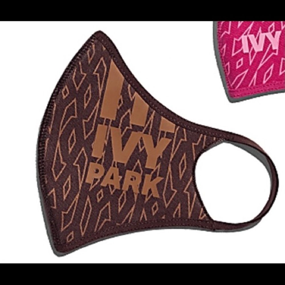 Brown Ivy Park monogram mask